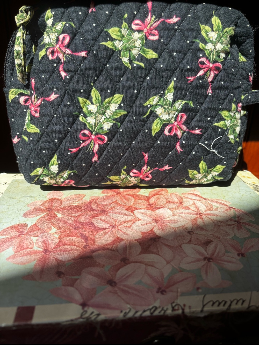 Vera Bradley Large Toiletry & Cosmetic Bag in "New Hope" Pattern